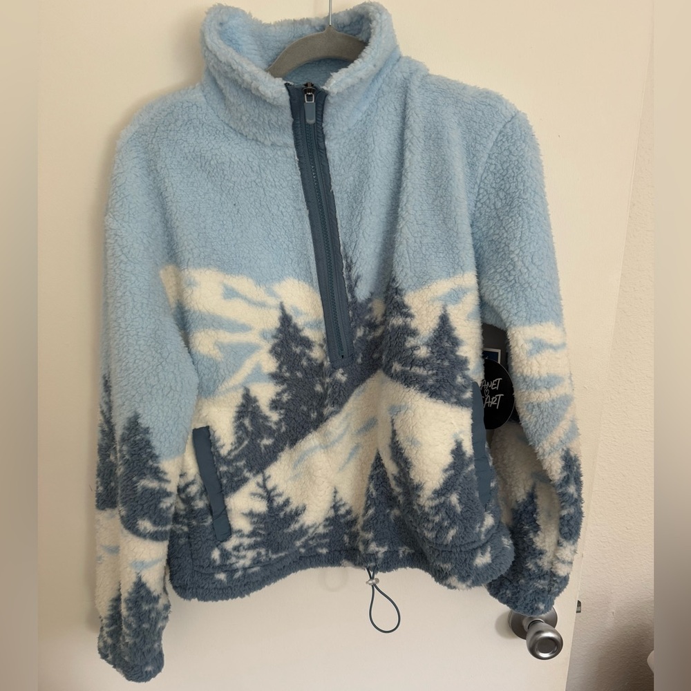 Pink Heart Mountain Pullover